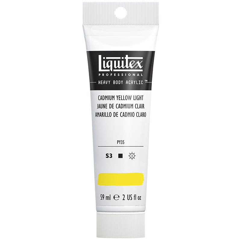 Image of Akrylfärg Liquitex Heavy Body 59ml  Cadmium yellow light 160 (3F) S3 1045160 887452051701