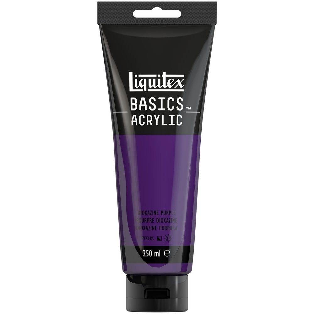 Image of Akrylfärg Liquitex Basics 250ml Dioxazine purple 186 (3F) 4385186 887452052739