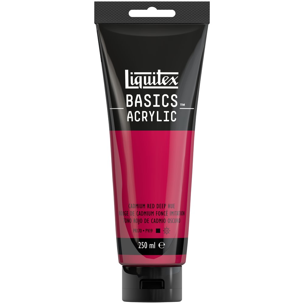 Image of Akrylfärg Liquitex Basics 250ml Cadmium Reed Deep Hue 311 (3F) 4385311 887452052760