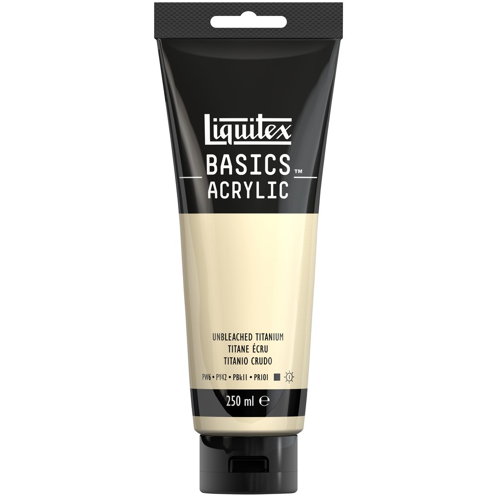 Image of Akrylfärg Liquitex Basics 250ml Unbleached Titanium 88700240 887452052937