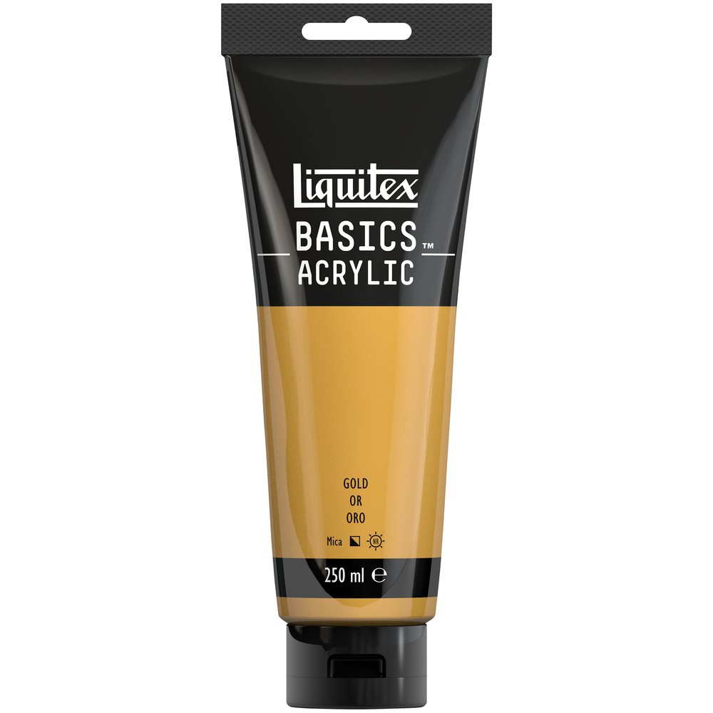 Image of Akrylfärg Liquitex Basics 250ml Gold 88700241 887452052944