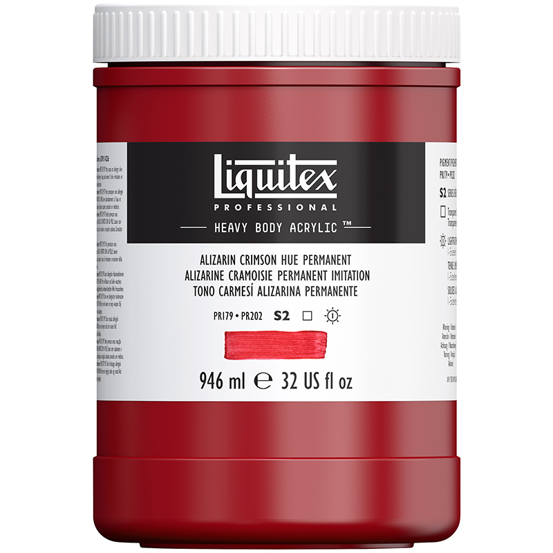 Image of Akrylfärg Liquitex Heavy Body 946ml alz crimson hue perm 116 4413116 887452053514
