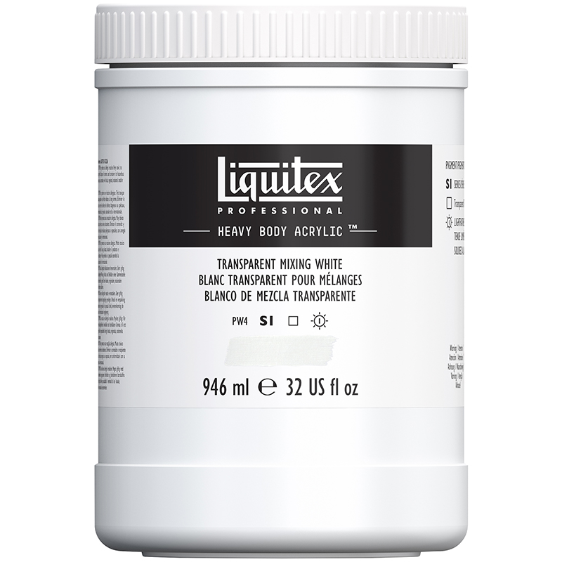 Image of Akrylfärg Liquitex Heavy Body 946ml transparent mix white 430 4413430 887452053620