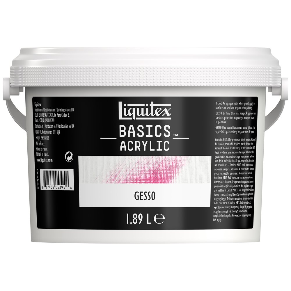Image of Akrylmedium Liquitex Basics Additives 1,89Ltr Bucket Gesso 8870294 887452053958