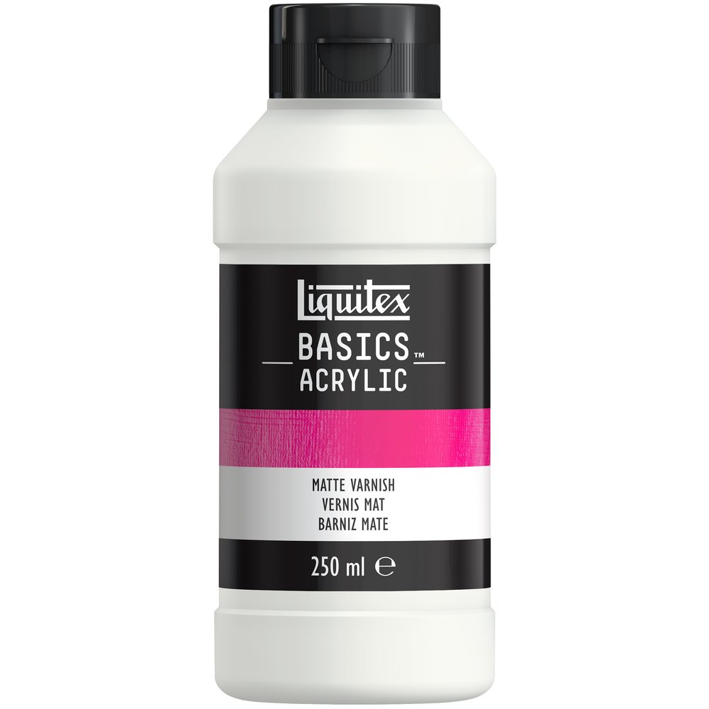 Image of Akrylmedium Liquitex Basics Additives 250ml Bottle Matte Varnish 8870303 887452054047