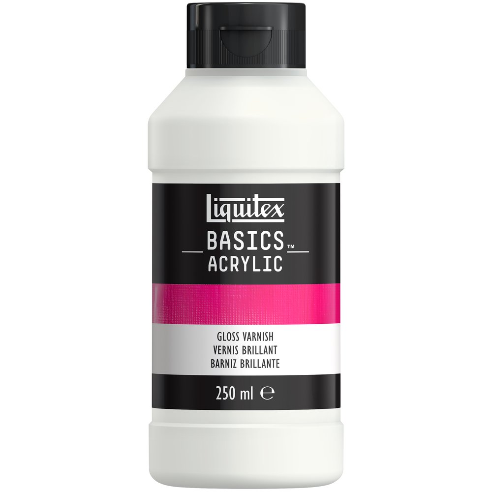 Image of Akrylmedium Liquitex Basics Additives 250ml Bottle Gloss Varnish 8870304 887452054054
