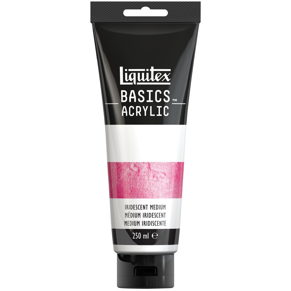 Image of Akrylmedium Liquitex Basics Additives 250ml Tube Iridescent Medium 8870309 887452054108