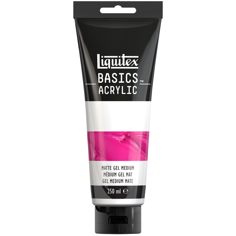 Image of Akrylmedium Liquitex Basics Additives 250ml Tube Matt Gel Medium 8870311 887452054122