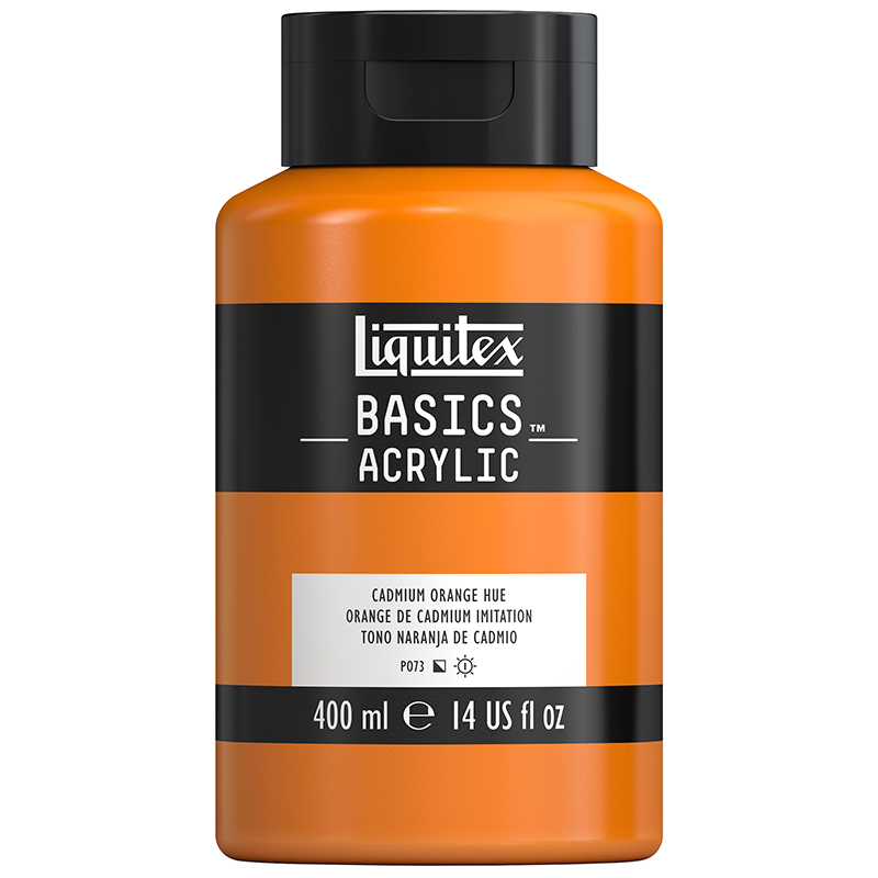 Image of Akrylfärg Liquitex Basics 400ml Cadmium orange hue 720 4640720 887452054184