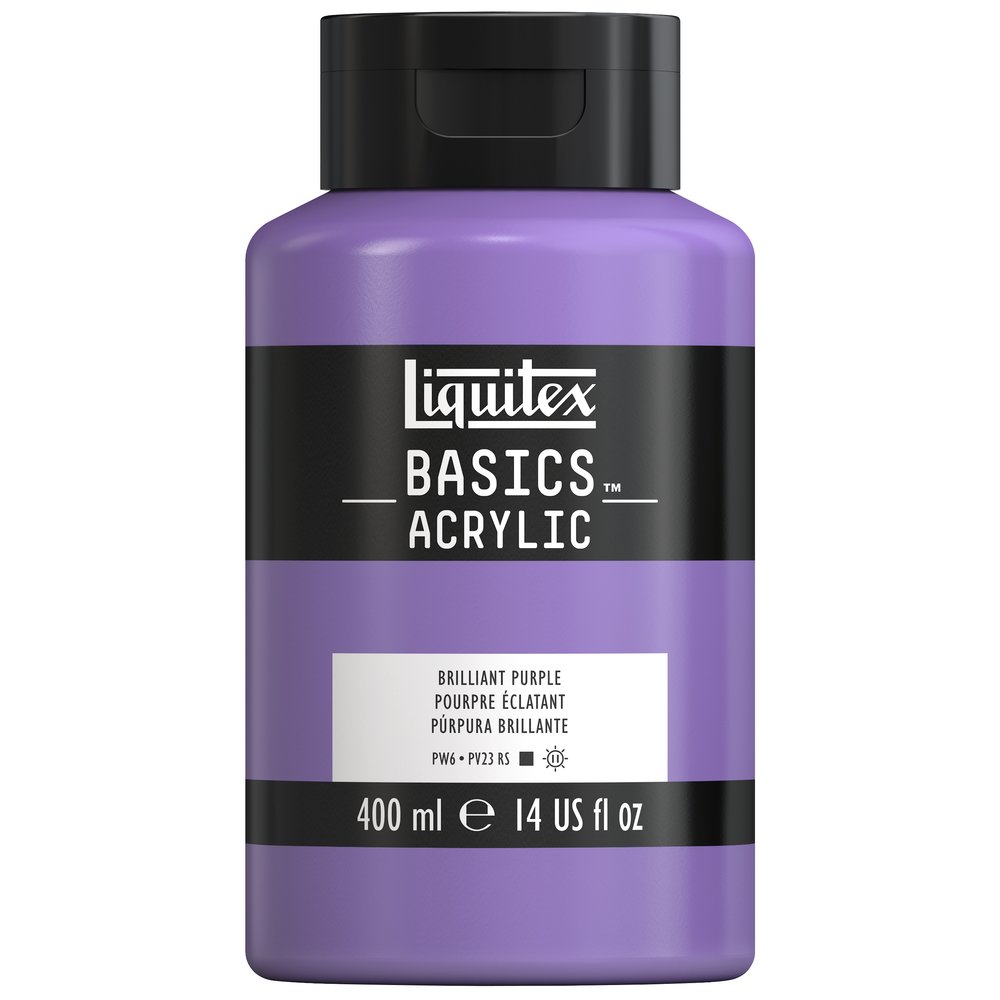 Image of Akrylfärg Liquitex Basics 400ml Brilliant Purple 8870322 887452054238
