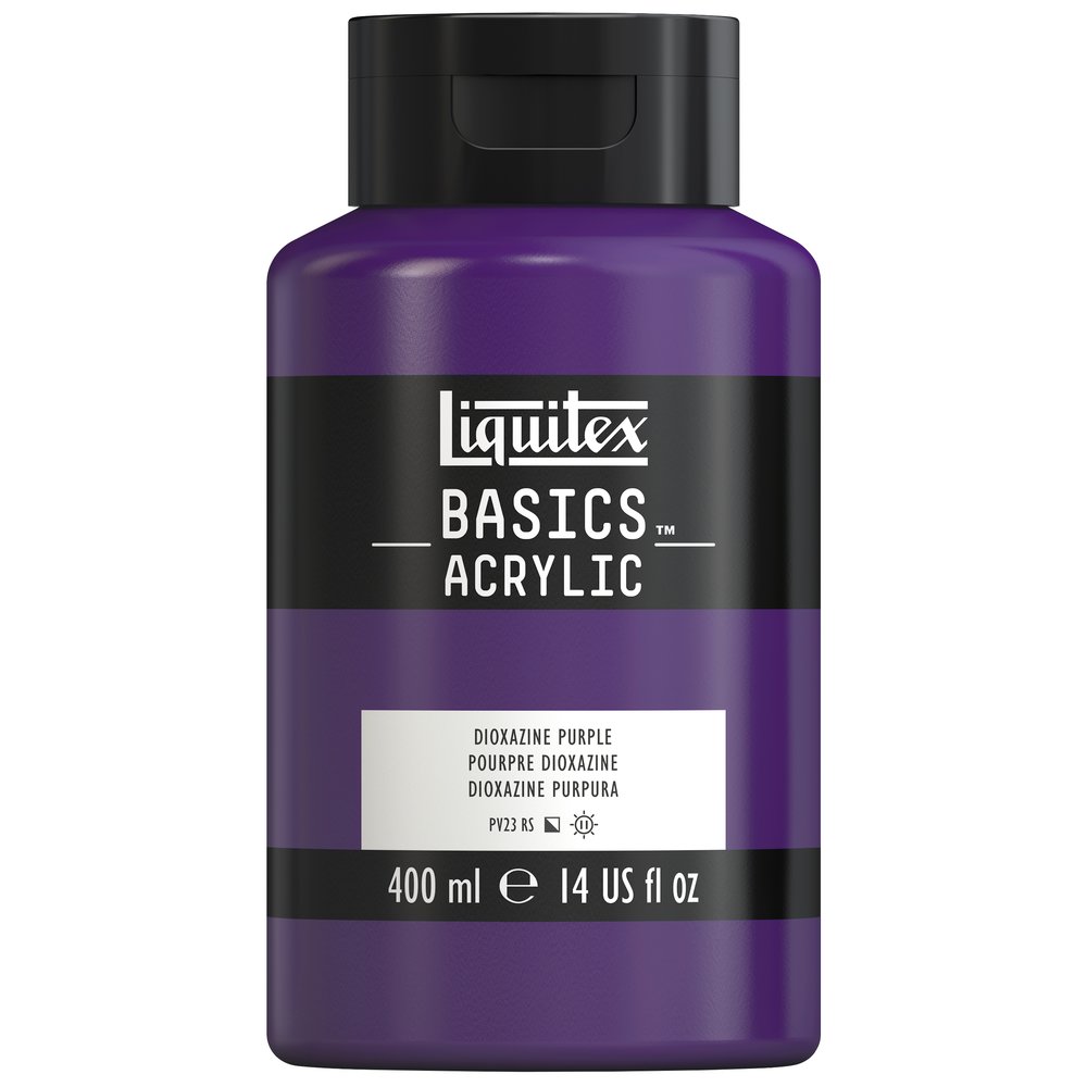 Image of Akrylfärg Liquitex Basics 400ml Dioxazine purple 186 4640186 887452054245
