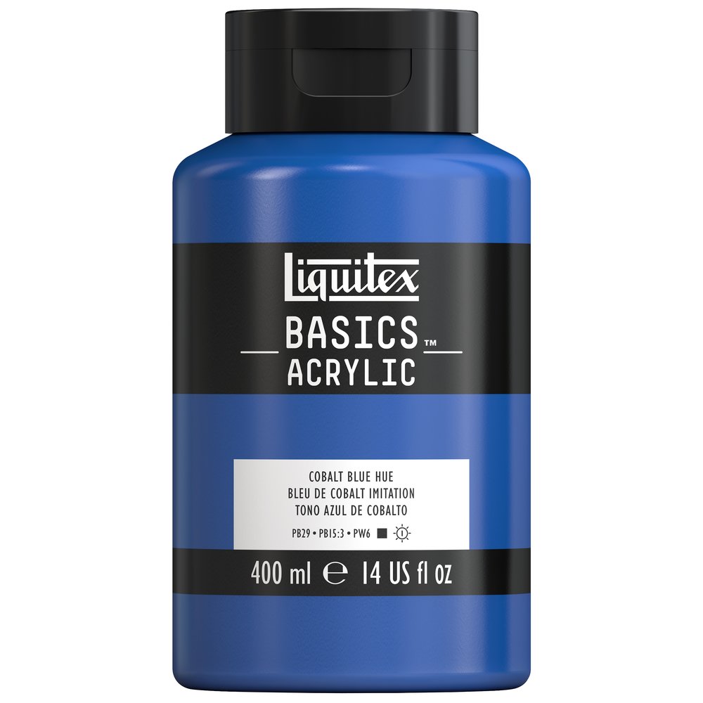Image of Akrylfärg Liquitex Basics 400ml Cobalt blue hue 170 4640170 887452054252