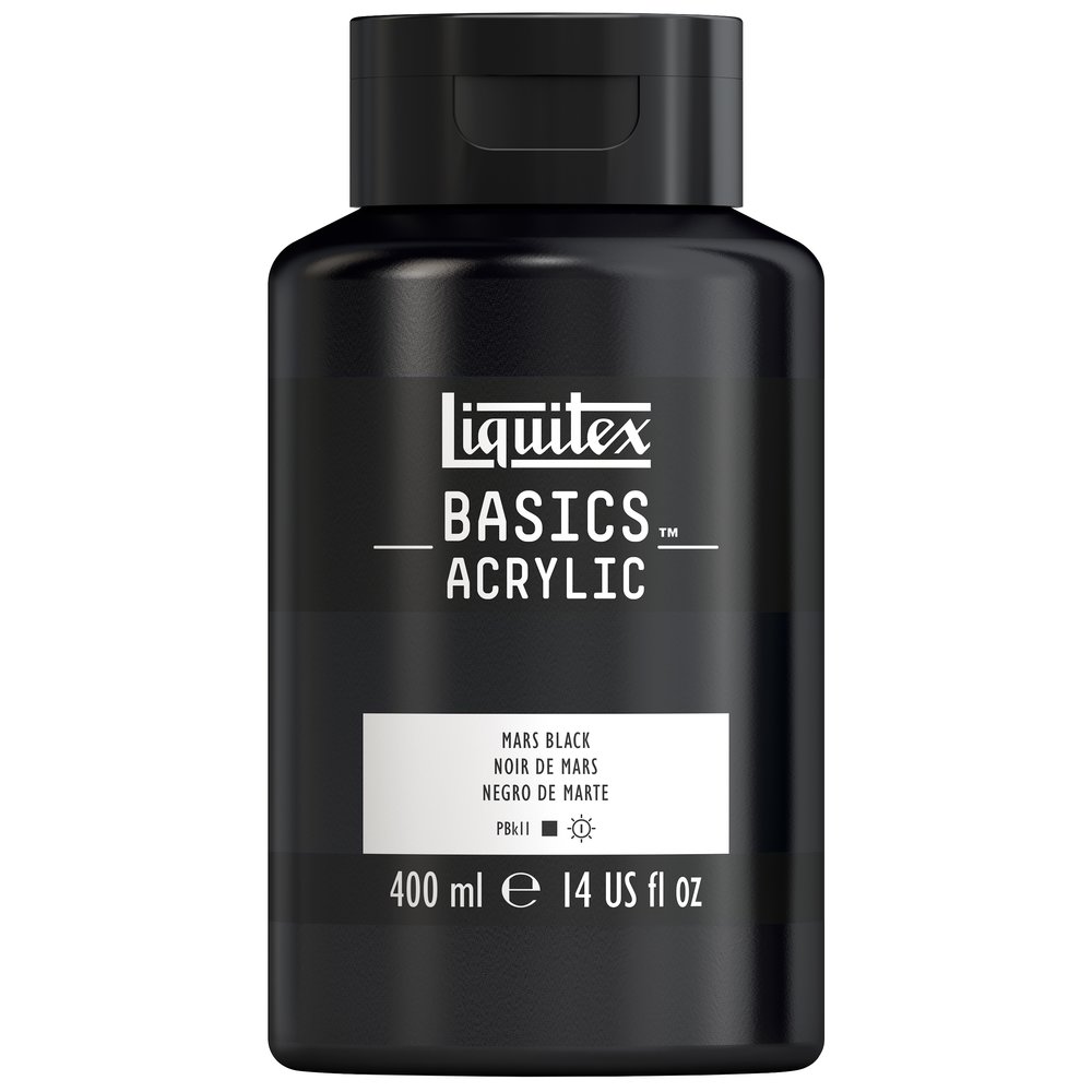 Image of Akrylfärg Liquitex Basics 400ml Mars black 276 4640276 887452054368
