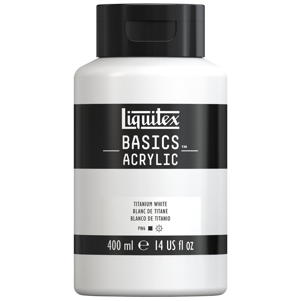 Image of Akrylfärg Liquitex Basics 400ml Titanium white 432 * 4640432 887452054382