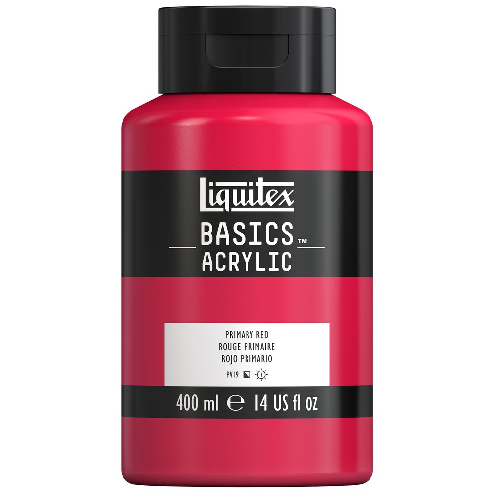 Image of Akrylfärg Liquitex Basics 400ml Primary Red 415 * 4640415 887452054412