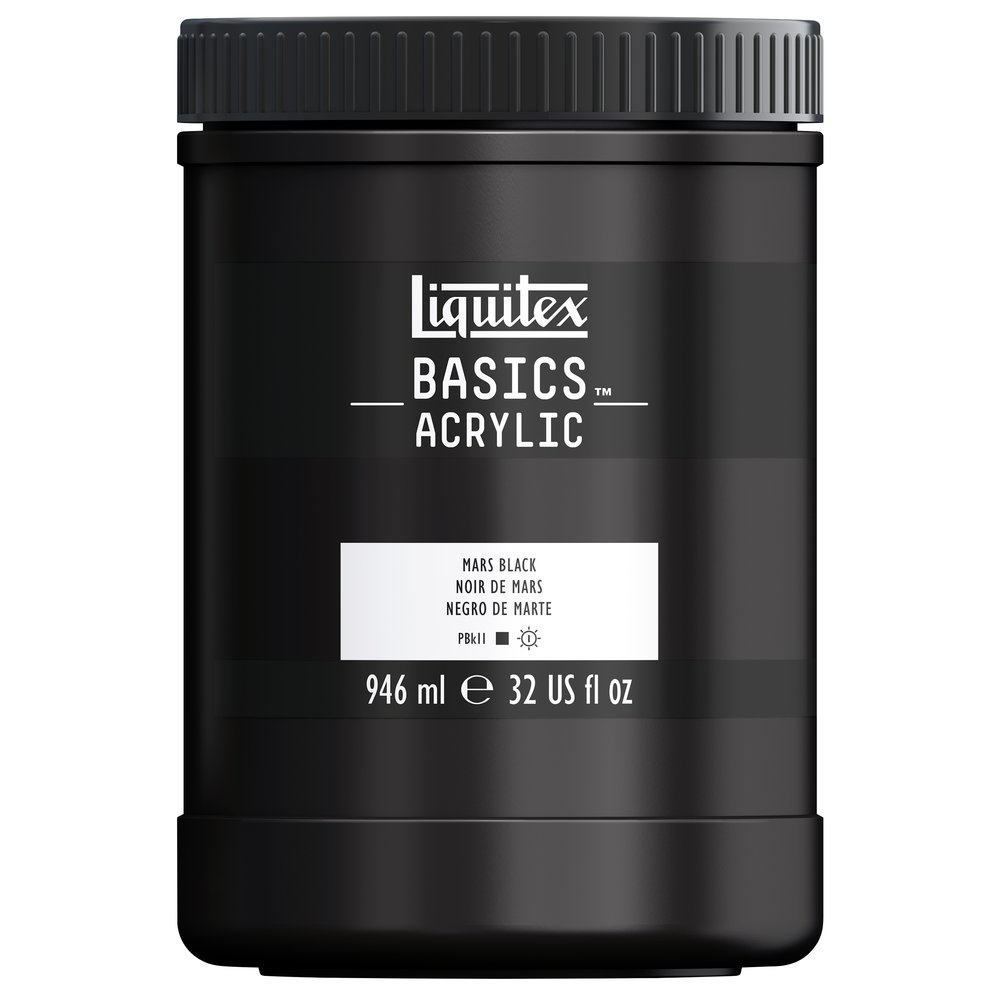 Image of Akrylfärg Liquitex Basics 946ml Mars Black 276 4332276 887452054535