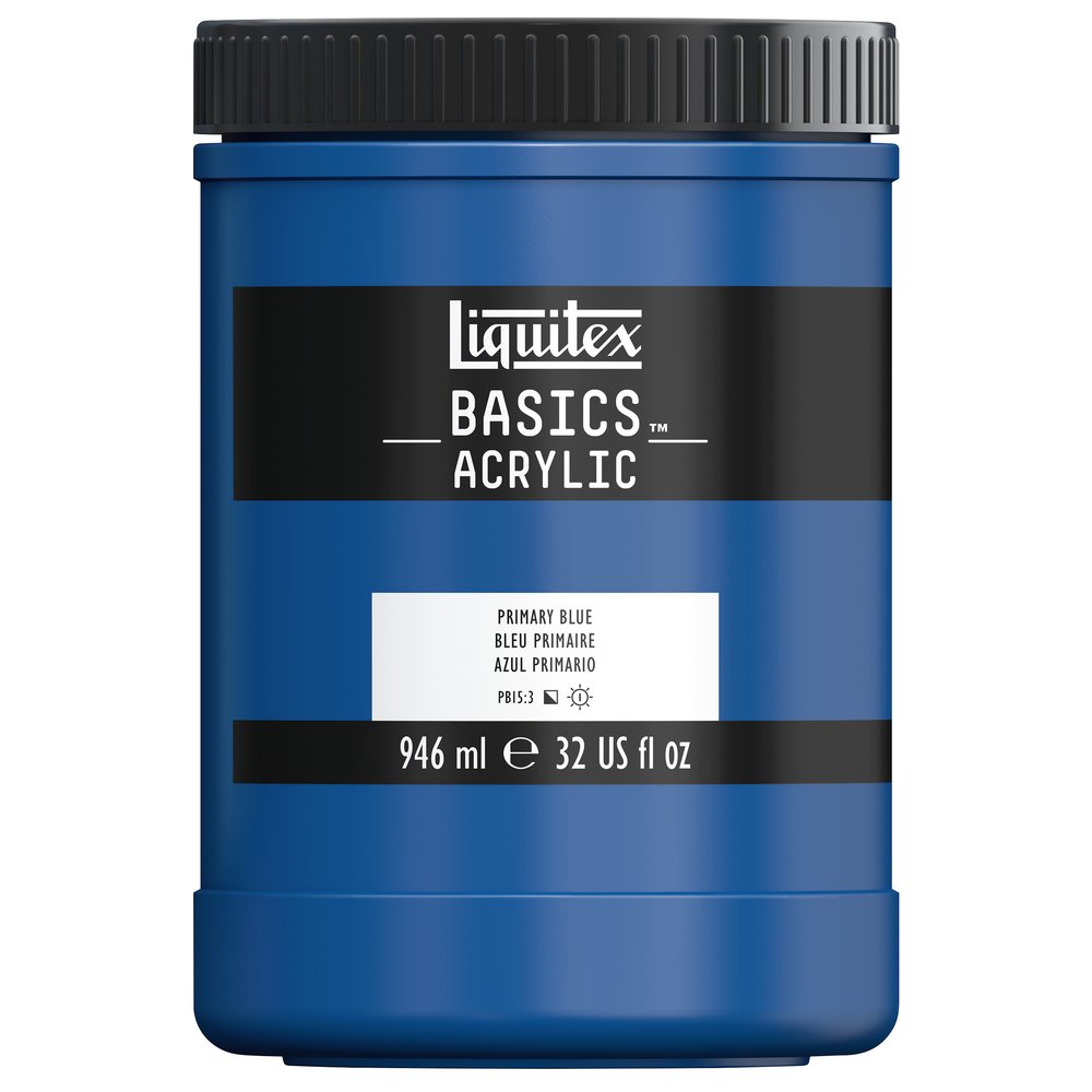 Image of Akrylfärg Liquitex Basics 946ml Primary Blue 420 * 4332420 887452054627