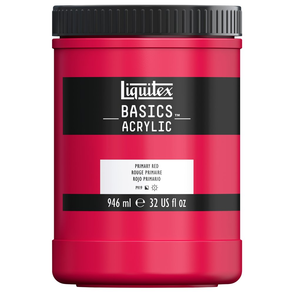 Image of Akrylfärg Liquitex Basics 946ml Primary Red 415 * 4332415 887452054641