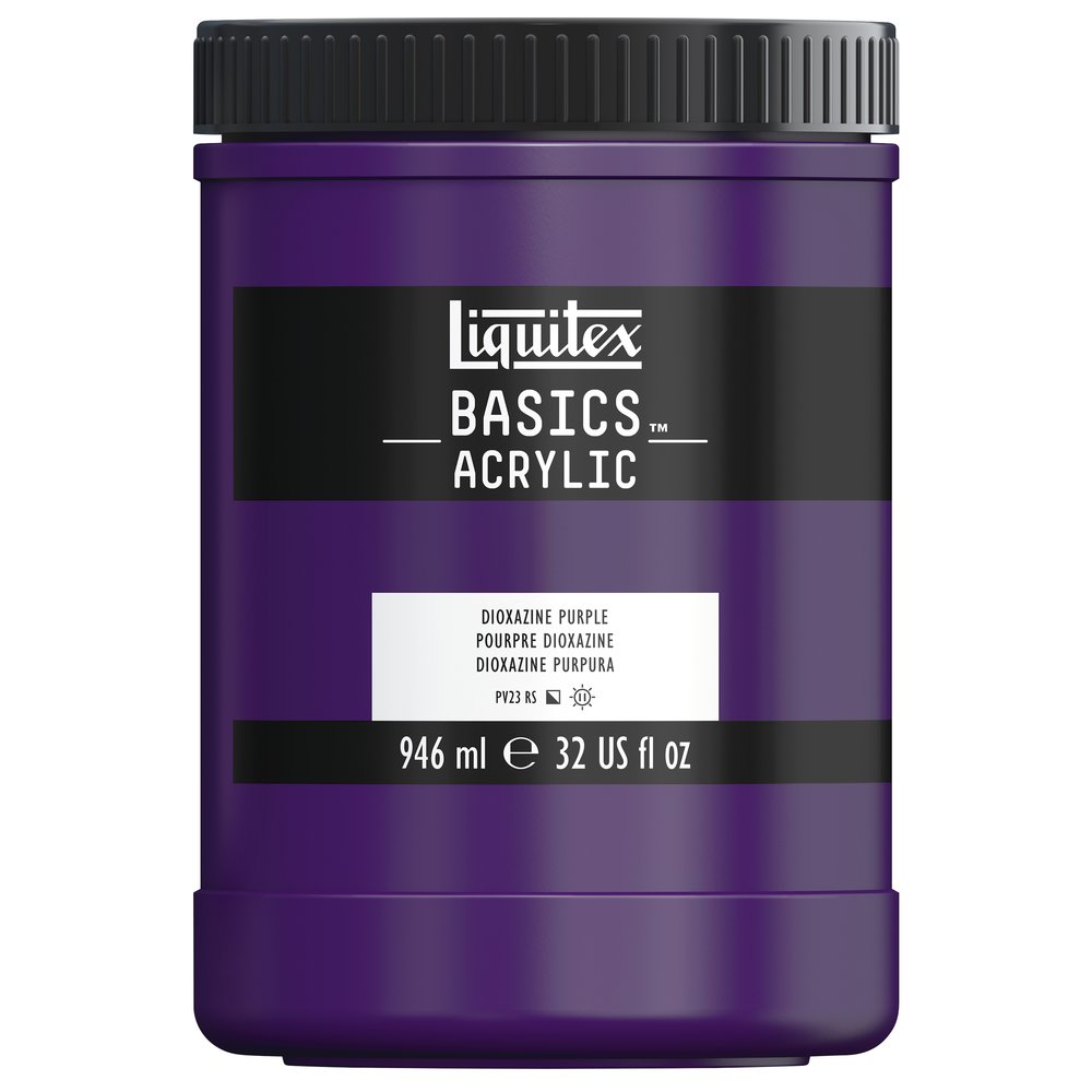 Image of Akrylfärg Liquitex Basics 946ml Dioxazine purple 186 4332186 887452054665