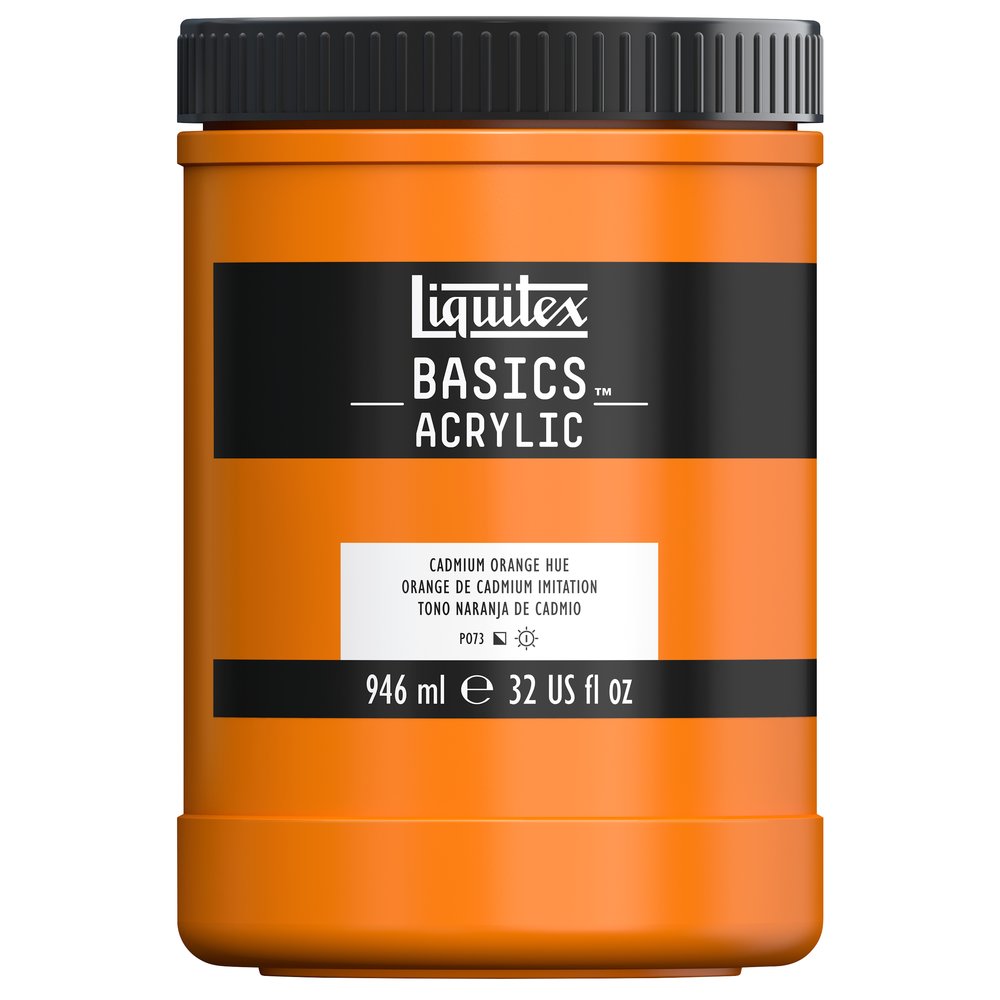 Image of Akrylfärg Liquitex Basics 946ml Cadmium orange hue 720 4332720 887452054689