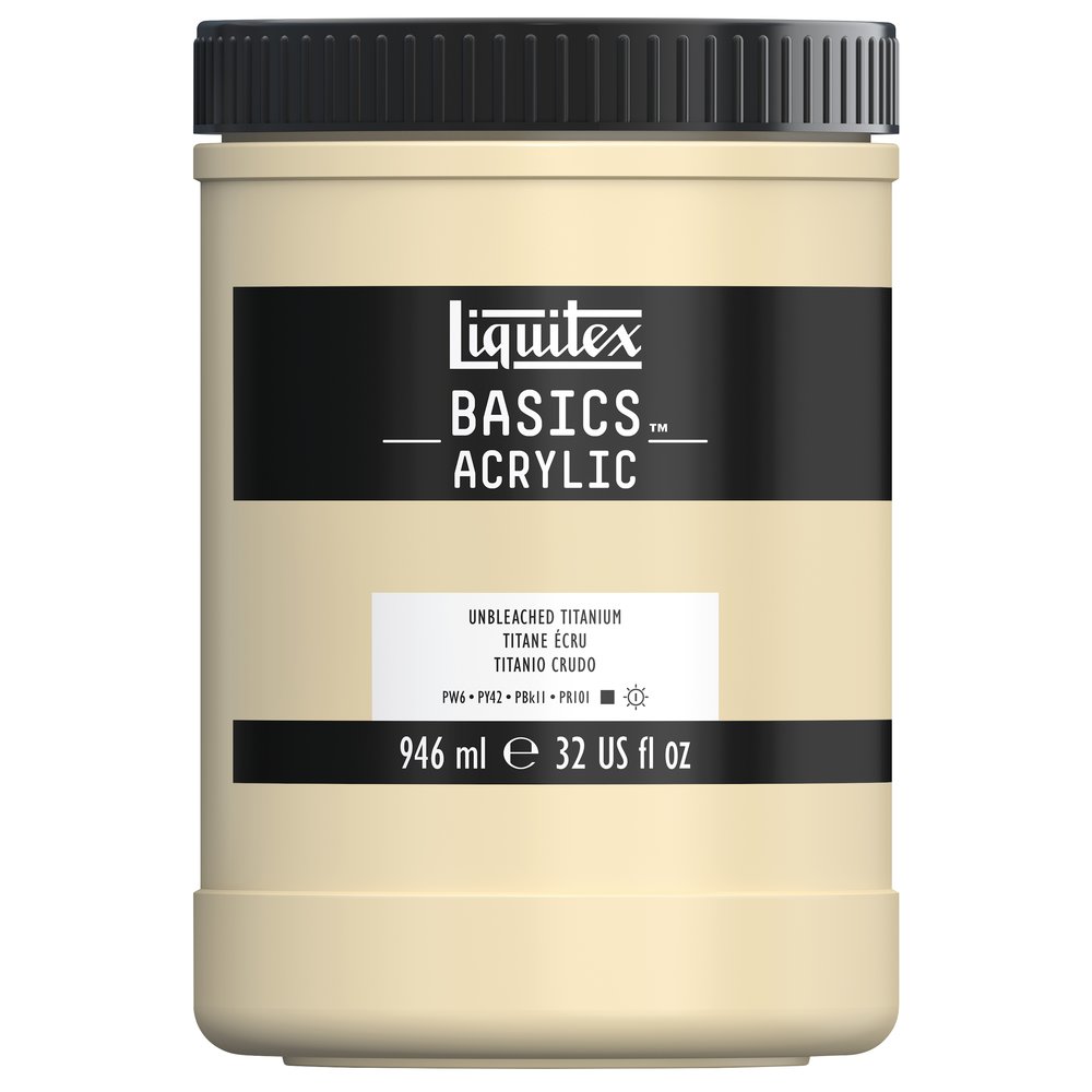 Image of Akrylfärg Liquitex Basics 946ml Unbleached Titanium 8870371 887452054726