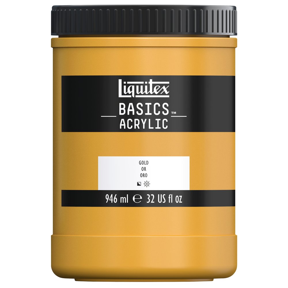 Image of Akrylfärg Liquitex Basics 946ml Gold 8870372 887452054733