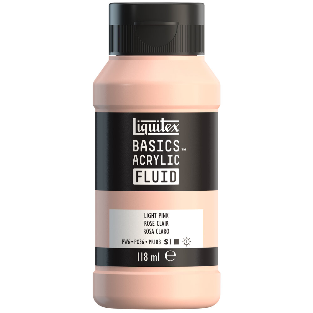 Image of Akrylfärg Liquitex Basics Fluid 118ml Light Pink 8870391 887452055433