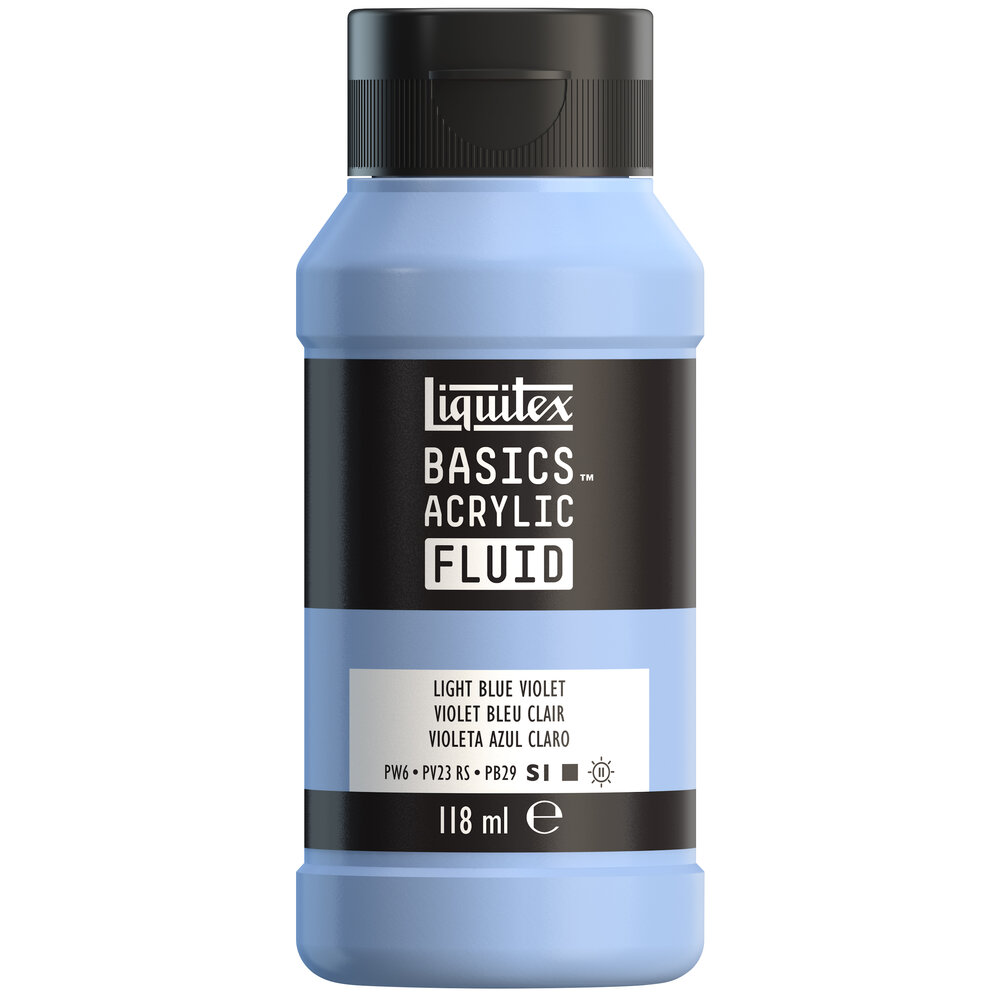 Image of Akrylfärg Liquitex Basics Fluid 118ml Light Blue Violet 8870396 887452055488