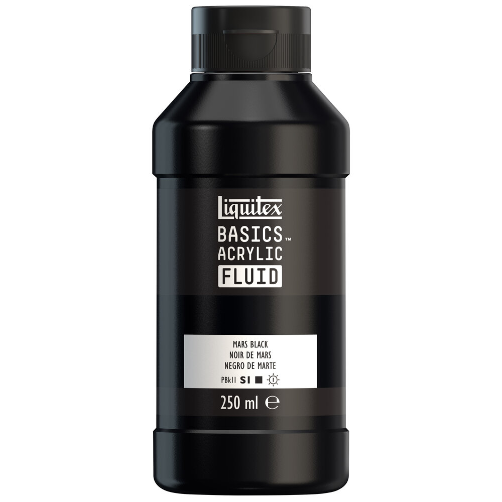 Image of Akrylfärg Liquitex Basics Fluid 250ml Mars Black 8870429 887452056294