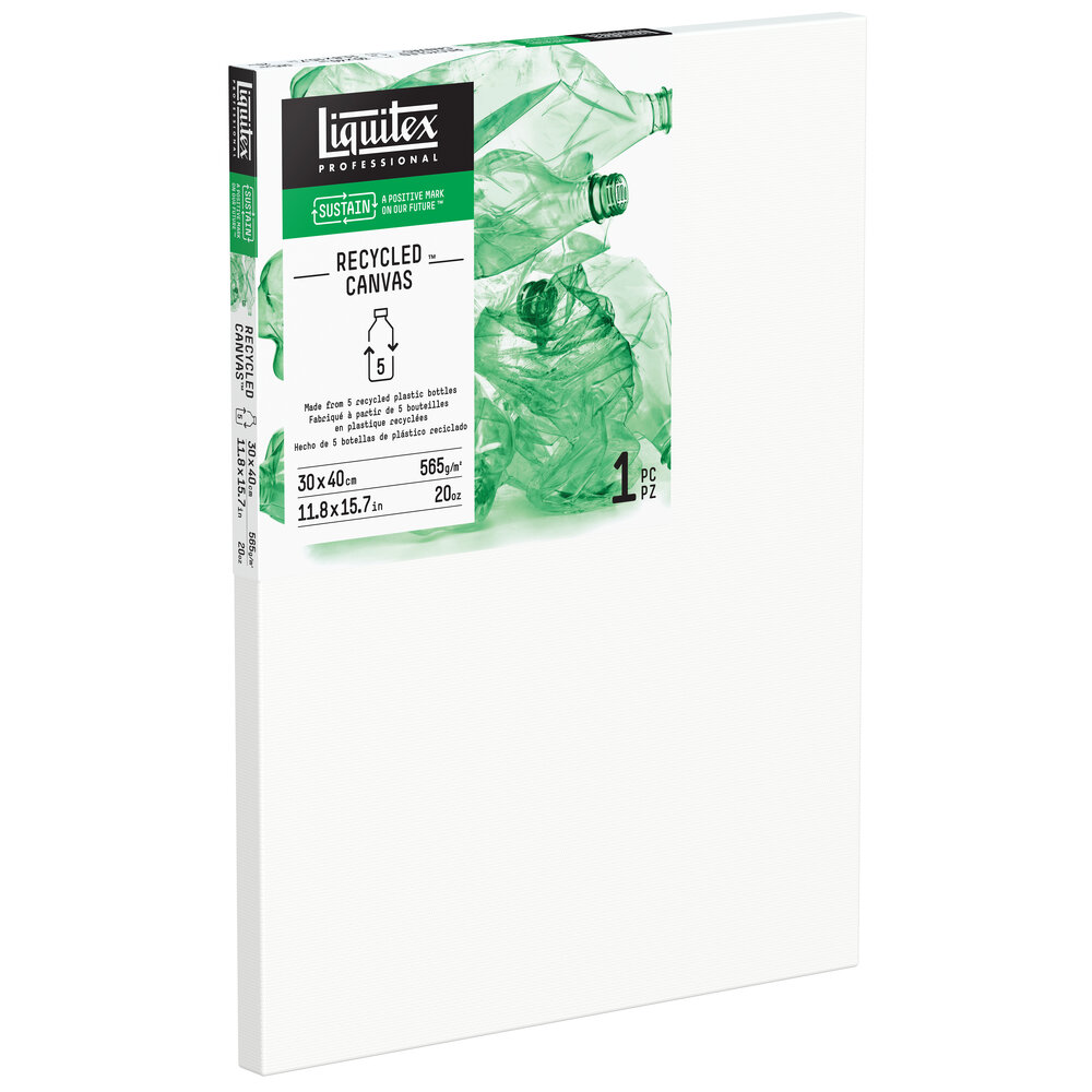 Image of Liquitex Uppspänd duk Recycled Plastic Canvas - Traditional 30x40cm (5F) 416030040 887452057185