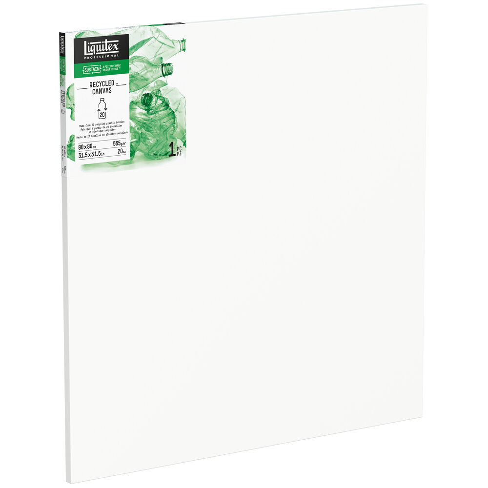 Image of Liquitex Uppspänd duk Recycled Plastic Canvas - Traditional 80x80cm (5F) 416080080 887452057260