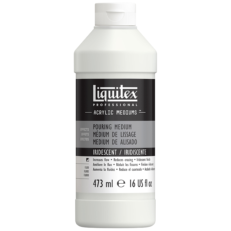 Image of Akrylmedium Liquitex Effekt Iridescent Pouring medium 473 ml 6016 887452059035