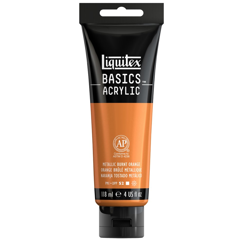Image of Akrylfärg Liquitex Basics 118ML METALLIC BURNT ORANGE 1046344 887452064497