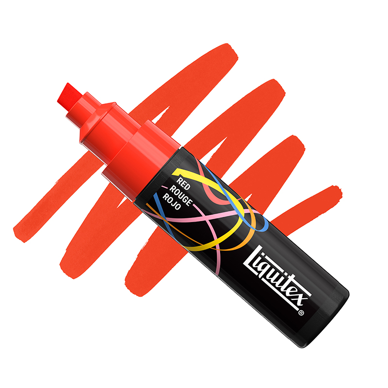 Image of Akrylmarker Liquitex NY  8MM RED (3F) 4640017 887452064930