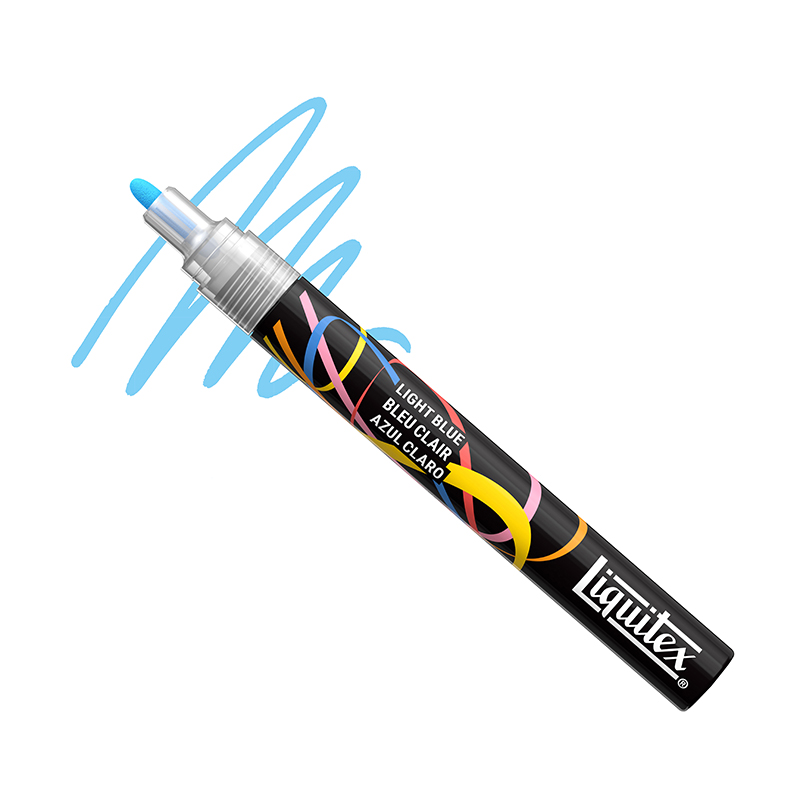 Image of Akrylmarker Liquitex NY  2MM LIGHT BLUE (3F) 4630034 887452065012