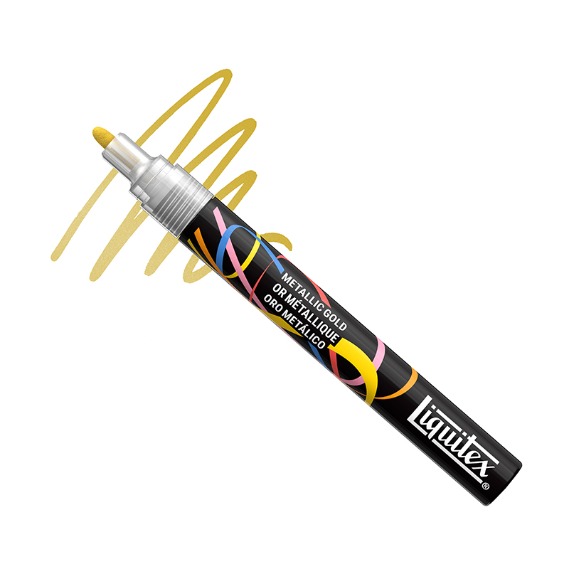 Image of Akrylmarker Liquitex NY  2MM METALLIC GOLD (3F) 4630058 887452065159