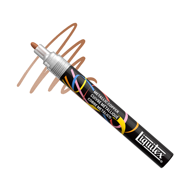 Image of Akrylmarker Liquitex NY  2MM METALLIC COPPER (3F) 4630061 887452065173