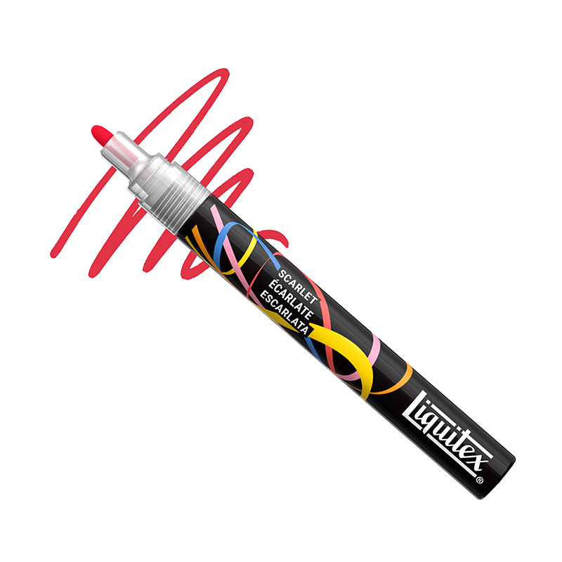 Image of Akrylmarker Liquitex NY  2MM SCARLET (3F) 4630905 887452065319
