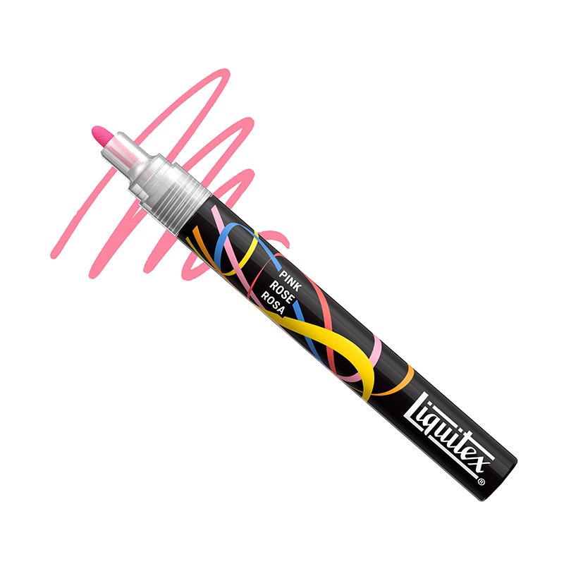 Image of Akrylmarker Liquitex NY  2MM PINK (3F) 4360027 887452065333