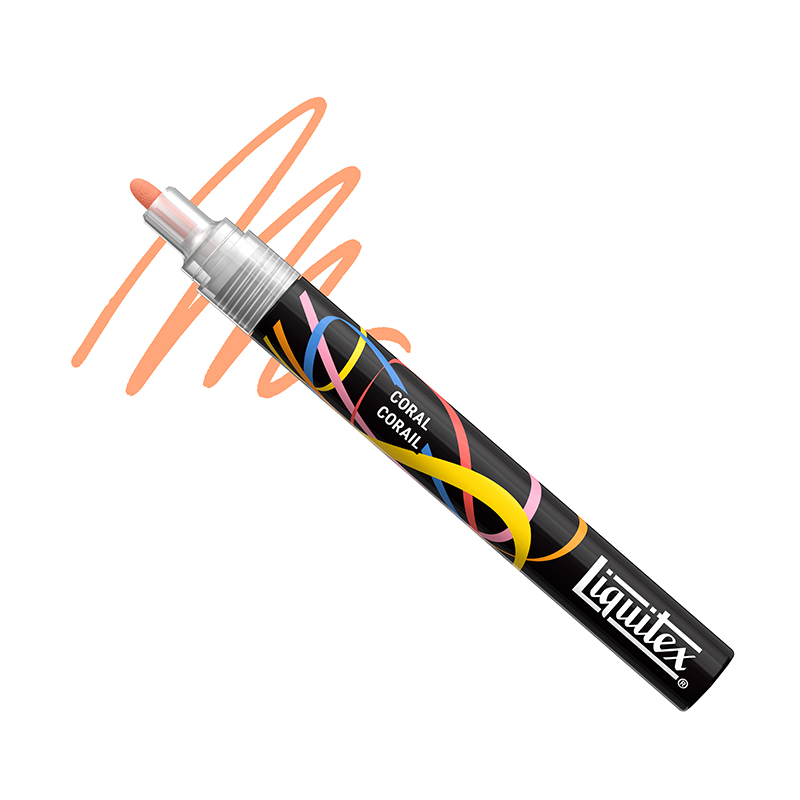 Image of Akrylmarker Liquitex NY  2MM CORAL (3F) 4630188 887452065364