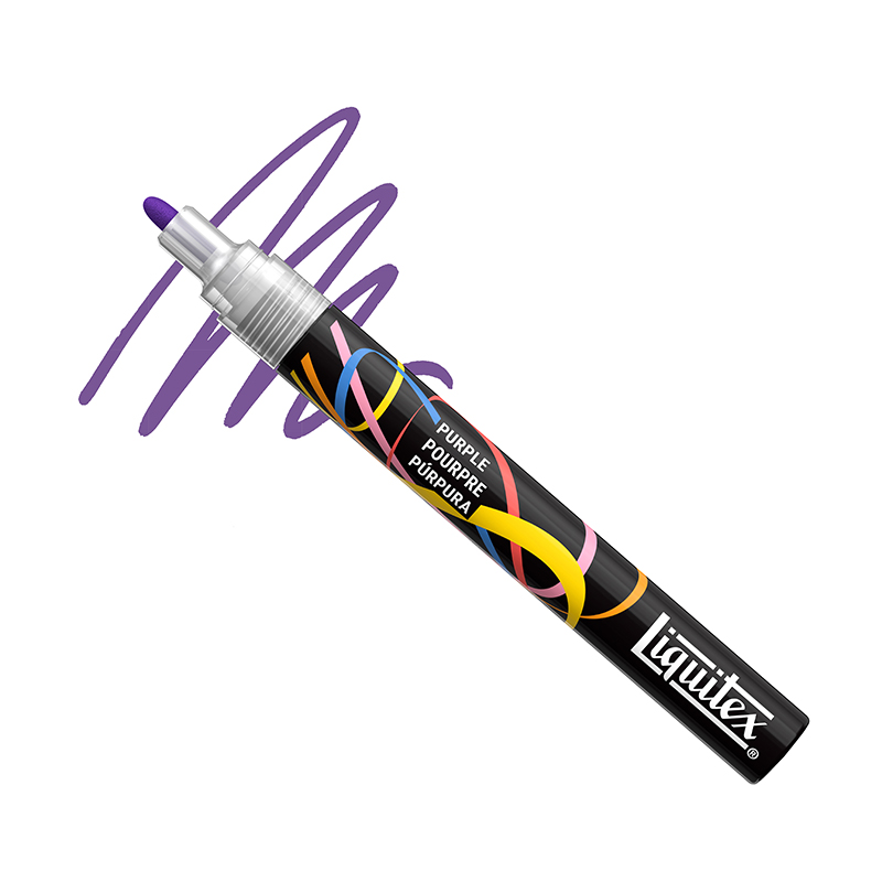 Image of Akrylmarker Liquitex NY  2MM PURPLE (3F) 4630015 887452065395