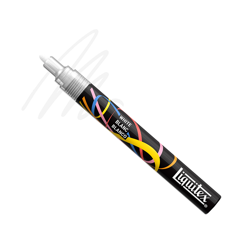 Image of Akrylmarker Liquitex NY  2MM WHITE (3F) 4630021 887452065425