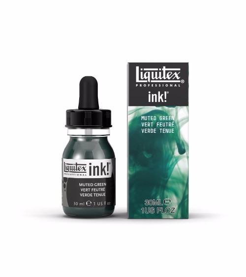 Image of Akrylfärg Liquitex 30ml Muted Collection - Ink Green 4260501 887452995517