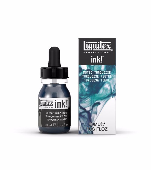 Image of Akrylfärg Liquitex 30ml Muted Collection - Ink Turquoise 4260503 887452995548