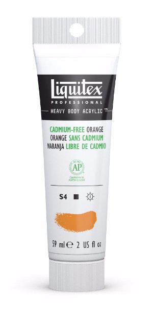 Image of Akrylfärg Liquitex Heavy Body 59ml Cadmium FREE Orange 892 (3F) S4 1045892 887452997238