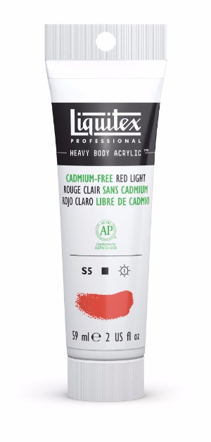 Image of Akrylfärg Liquitex Heavy Body 59ml Cadmium FREE Red Light 893 (3F) S5 1045893 887452997245