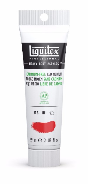 Image of Akrylfärg Liquitex Heavy Body 59ml Cadmium FREE Red Medium 894 (3F) S5 1045894 887452997252