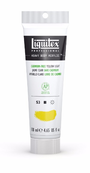 Image of Akrylfärg Liquitex Heavy Body 138ml Cadmium FREE Yellow Light 889 1138889 887452997535