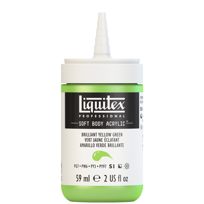 Image of Akrylfärg Liquitex Soft Body 59ml  brilliant yellow green S1 840 (3F) 1959840 887452997702