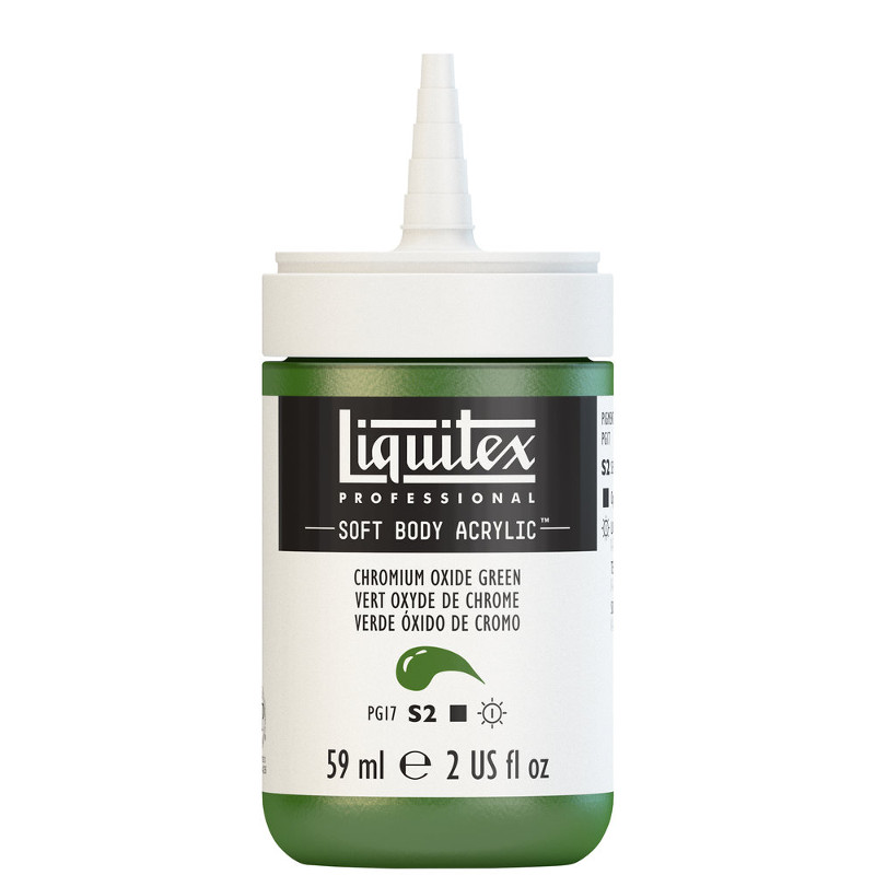 Image of Akrylfärg Liquitex Soft Body 59ml  chromium oxide green S2 166 (3F) 1959166 887452997832